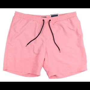 Club Room Quick Dry Performance 7" Swim Trunks Pink